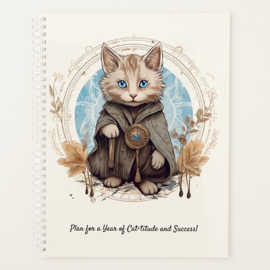 Mystische Katze Planer (Vorderseite)