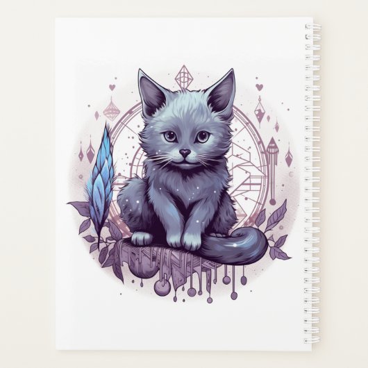 Mystische Katze Planer (Rückseite)