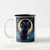 Mystische Katze Tasse - Abendgestaltung mit Moo (Links)