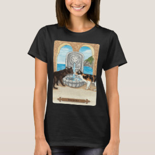 Mystische Katzen Zwei Sea Tarot Card Blackcraft Ha T-Shirt