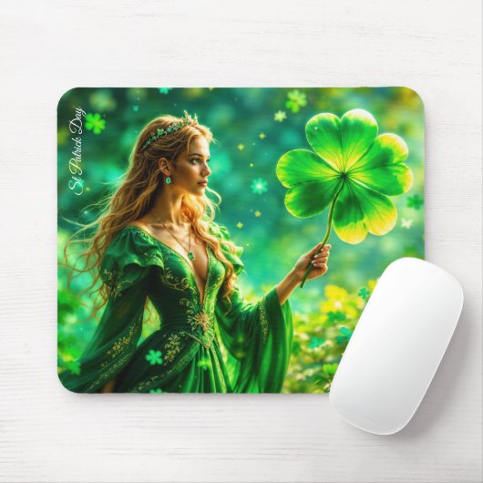Mystische Kleebeschicht des St. Patrick Day Mousepad (Mit Mouse)