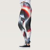 Mystische Kosmische Himmels-Eule Leggings (Links)