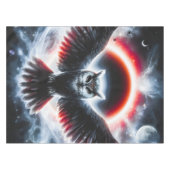 Mystische Kosmische Himmels-Eule Tischdecke (Vorderseite (Horizontal))