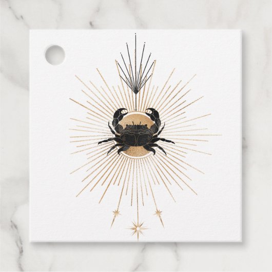 Mystische Kosmische Krabbe Geschenkanhänger (Vorderseite)