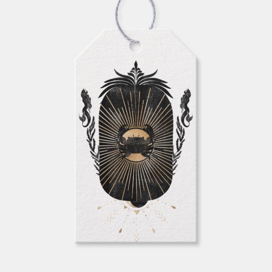 Mystische Kosmische Krabbe Geschenkanhänger (Vorderseite)