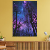 Mystische kosmische Leinwand Wald Kunst - Träumen (Insitu (Wohnzimmer))