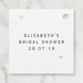 Mystische kosmische Pflanze Geschenkanhänger (Rückseite)