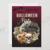 Mystische Kostümeinladung Party Halloween Einladung (Vorderseite)