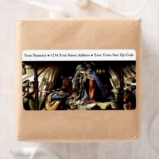 Mystische Krippe: Ölgemälde von Botticelli (Insitu)