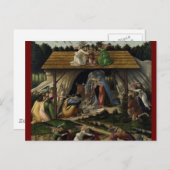 Mystische Krippe Postkarte (Vorne/Hinten)