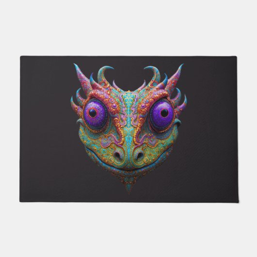 Mystische Kröte/Gecko/Frosch Fußmatte (Vorderseite)