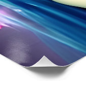 Mystische Kunst | Beautiful Blue Fairy Poster (Ecke)