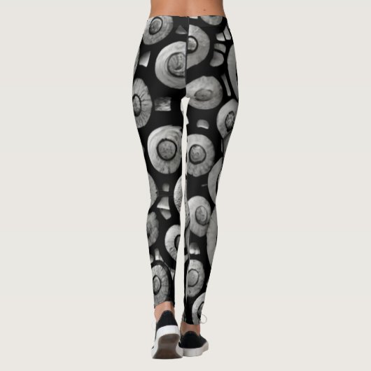 mystische Kunst mettallischer Fantasie-Augen Leggings (Rückseite)
