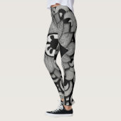 mystische Kunst mettallischer Fantasie-Augen Leggings (Links)