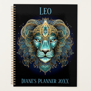 Mystische Leo-Sternzeichen-Kunst  Planer