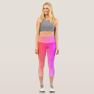 mystische Lichtbicolor-abstrakte Design-Kunst Capri Leggings