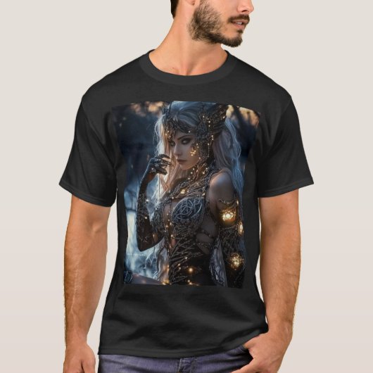 Mystische Lichtkönigin T-Shirt (Vorderseite)