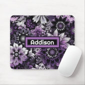 Mystische Lila Blüten Mousepad (Mit Mouse)