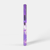 Mystische Lila Katze Surreal Galaxy Kunstgeschicht Samsung Galaxy Hülle (Rechte Seite)