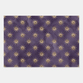 Mystische Lila Papiertücher Geschenkpapier Set (Vorderseite 3)