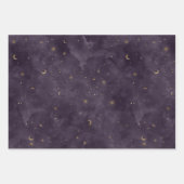 Mystische Lila Papiertücher Geschenkpapier Set (Vorderseite 2)