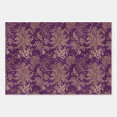 Mystische Lila Papiertücher Geschenkpapier Set (Vorderseite 3)