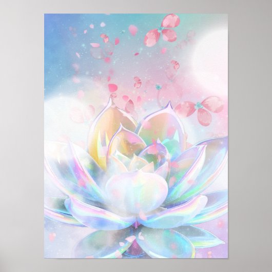 Mystische Lotus Poster (Vorne)