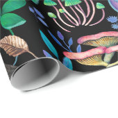 Mystische Magie und Hexenkunst Naturelemente Geschenkpapier (Rolleneckpunkt)