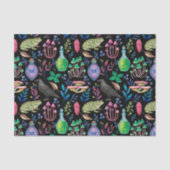 Mystische Magie und Hexenkunst Naturelemente Seidenpapier (Vorderseite)