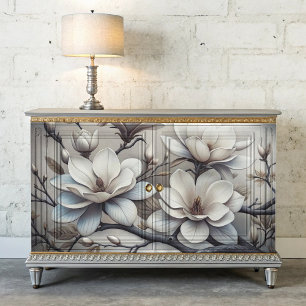 Mystische Magnolien Dekupage Seidenpapier