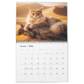 Mystische Maine Coons: Zwölf Atemberaubende Szenen Kalender (Jan 2026)