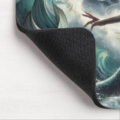 Mystische Meereskreatur Mousepad (Ecke)