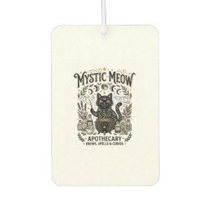 Mystische Meow-Katze Hexenhaft Mystische Apotheke Autolufterfrischer