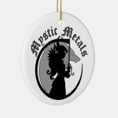 Mystische Metalle Keramik Ornament (Rechts)