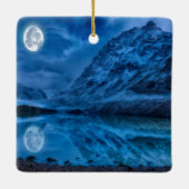 Mystische Mittagspause Keramikornament (Rückseite)