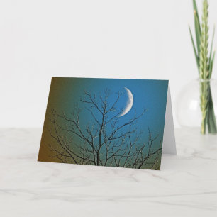 Mystische Mond-Karte Karte