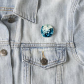 Mystische mondbeschienene Berglandschaft Button (Beispiel)