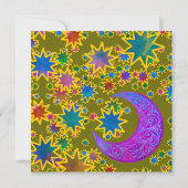 Mystische Mondernte Karte (Rückseite)