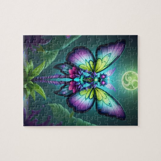 Mystische Mondlicht Fairy in einem verzauberten Ga Puzzle (Horizontal)