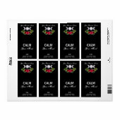 Mystische Moon Black Box Labels (Vorne)
