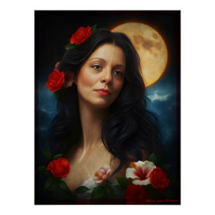 Mystische Muse Poster