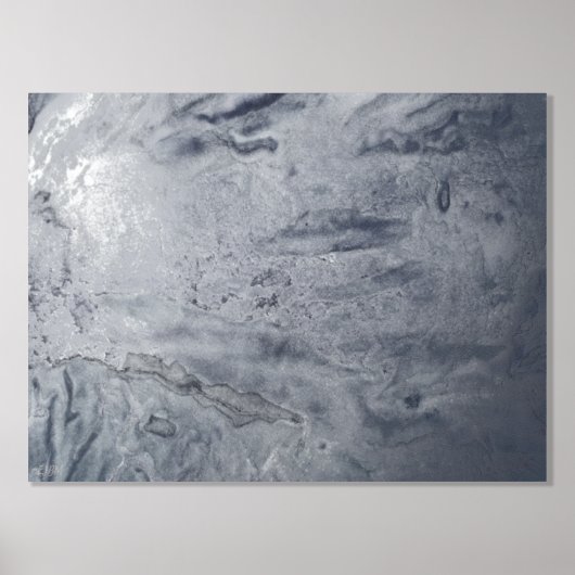 Mystische Nebelsilberfolie Foliendrucke (Vorderseite)