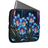 Mystische Neonliken botanische Pflanze Laptopschutzhülle (Vorne Rechts)