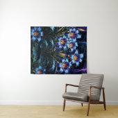 Mystische Neonliken botanische Pflanze Wandteppich (Beispiel (Horizontal))