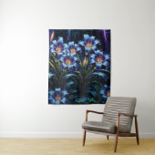 Mystische Neonliken botanische Pflanze Wandteppich (Beispiel)