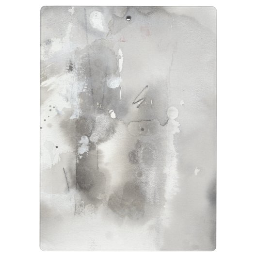 Mystische Objekte - grau Klemmbrett (Rückseite)