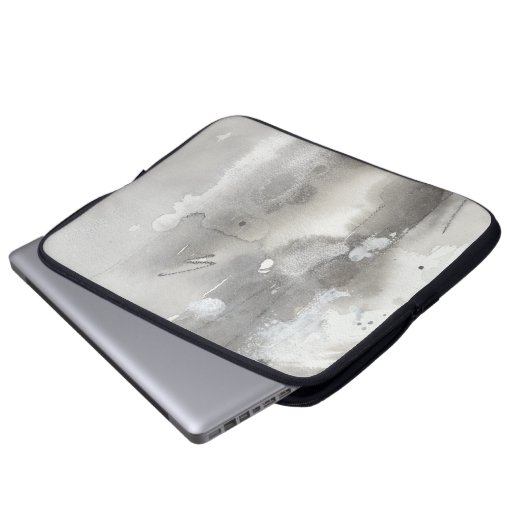 Mystische Objekte - grau Laptopschutzhülle (Vorne Knopf)