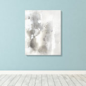 Mystische Objekte - grau Leinwanddruck (Insitu (Holzboden))