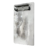 Mystische Objekte - grau Mini Klemmbrett (Gewinkelt2)