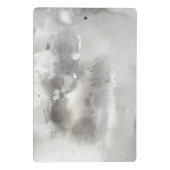 Mystische Objekte - grau Mini Klemmbrett (Rückseite)